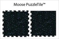 Moose PuzzleTile™ Fitness / Weight Room Flooring